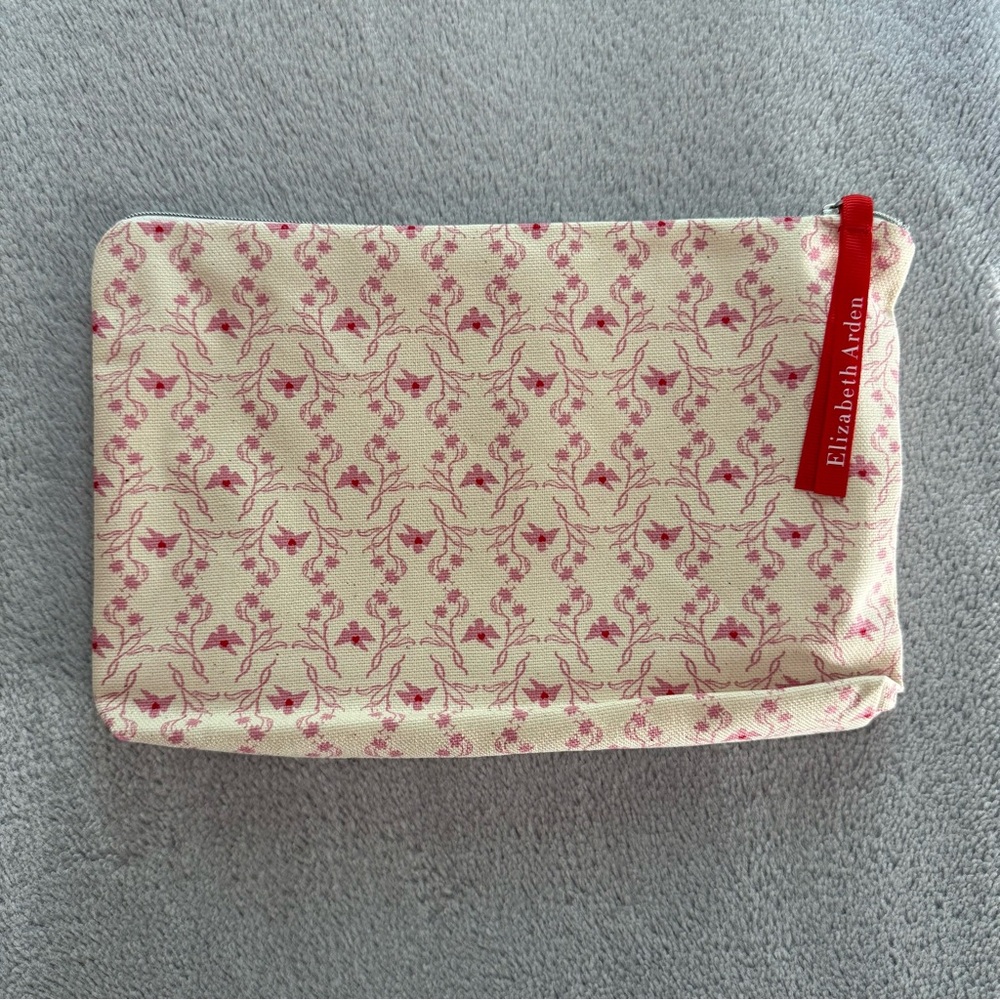 5/$25 🎆 NEW Elizabeth Arden Pink Patterned Makeup Bag